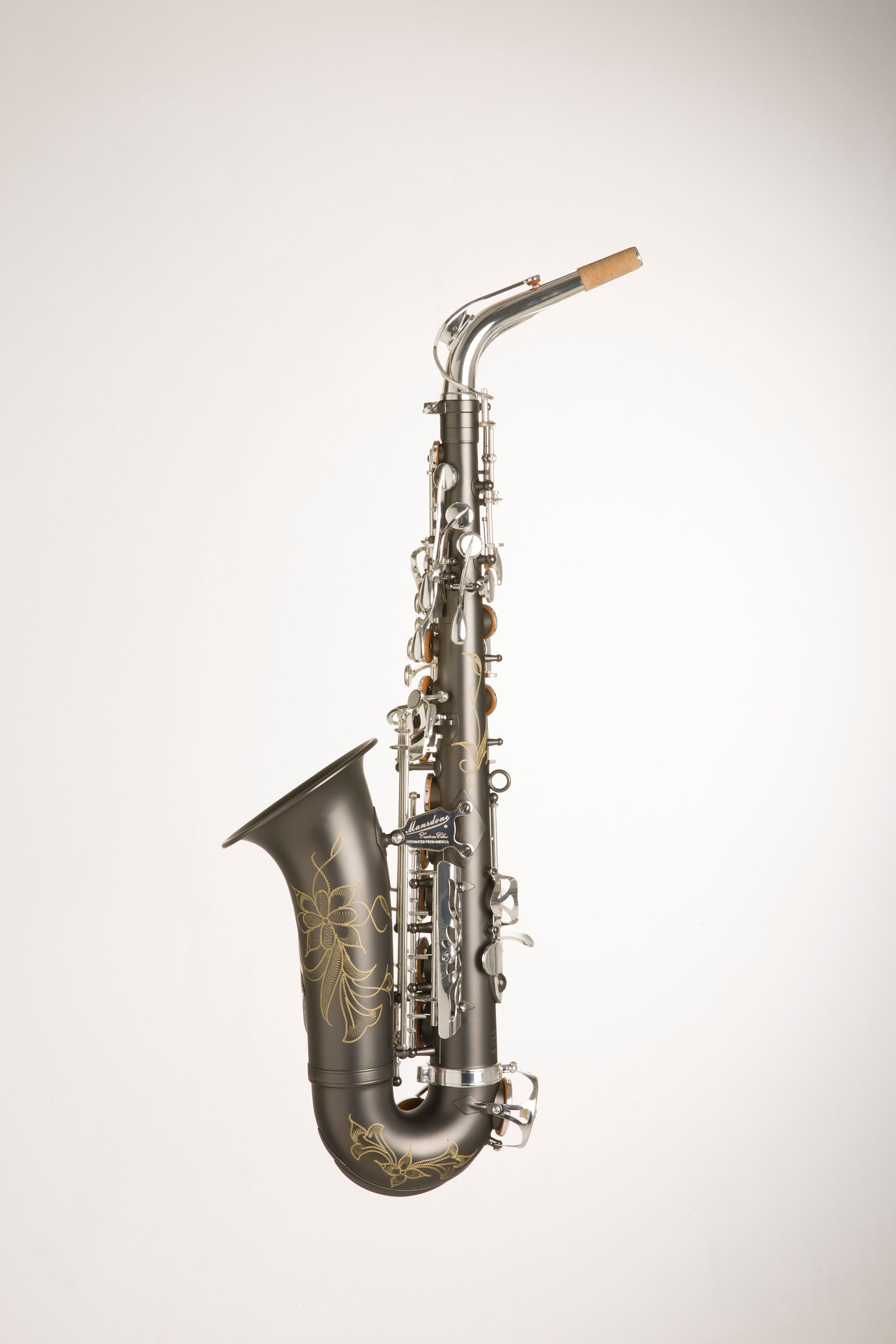 MBS-70 Black Nickel Body Silver Key Alto Saxophone