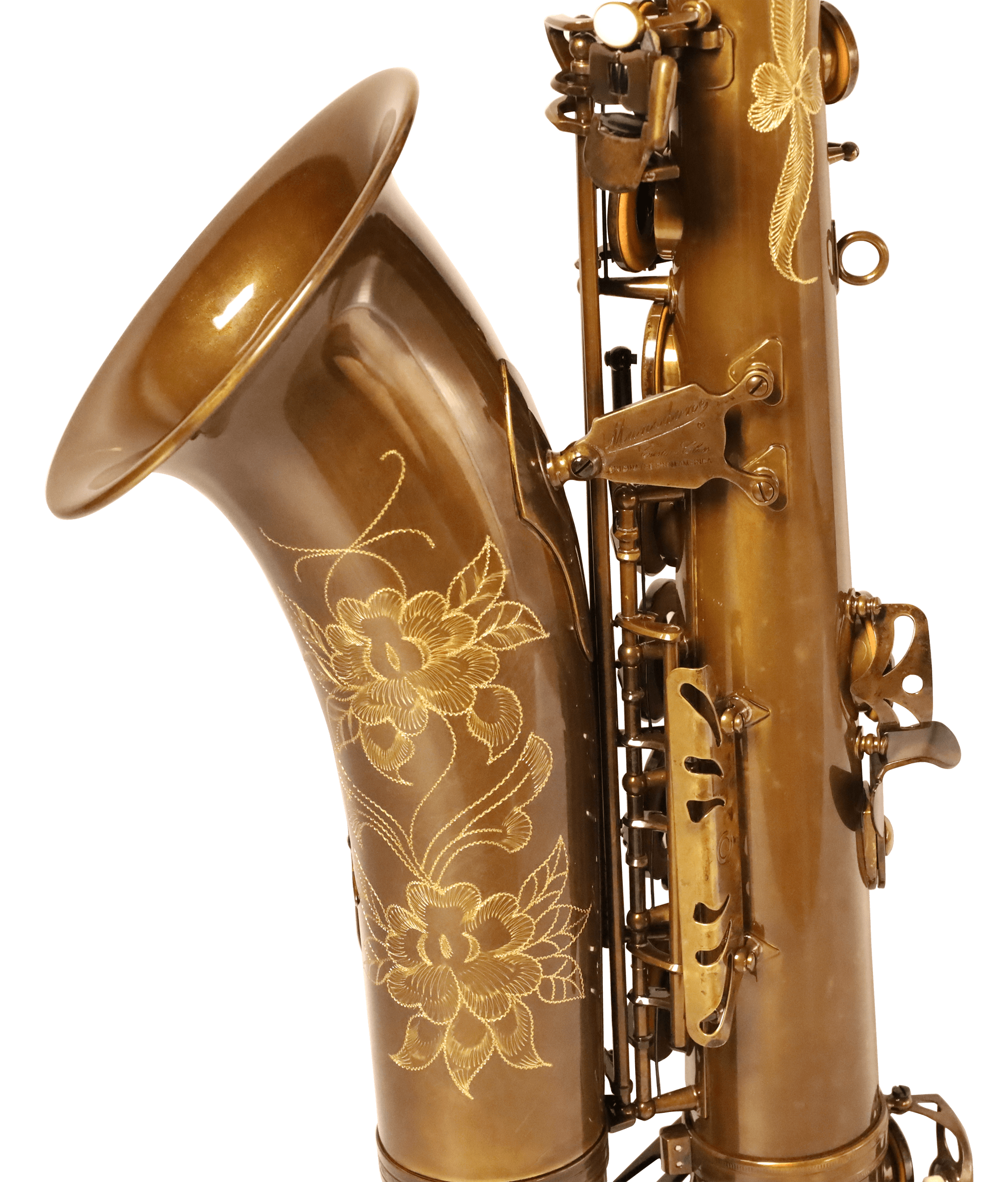 MBC-60 Vintage Raw Brass With Clear Lacquer Finish Tenor Saxophone