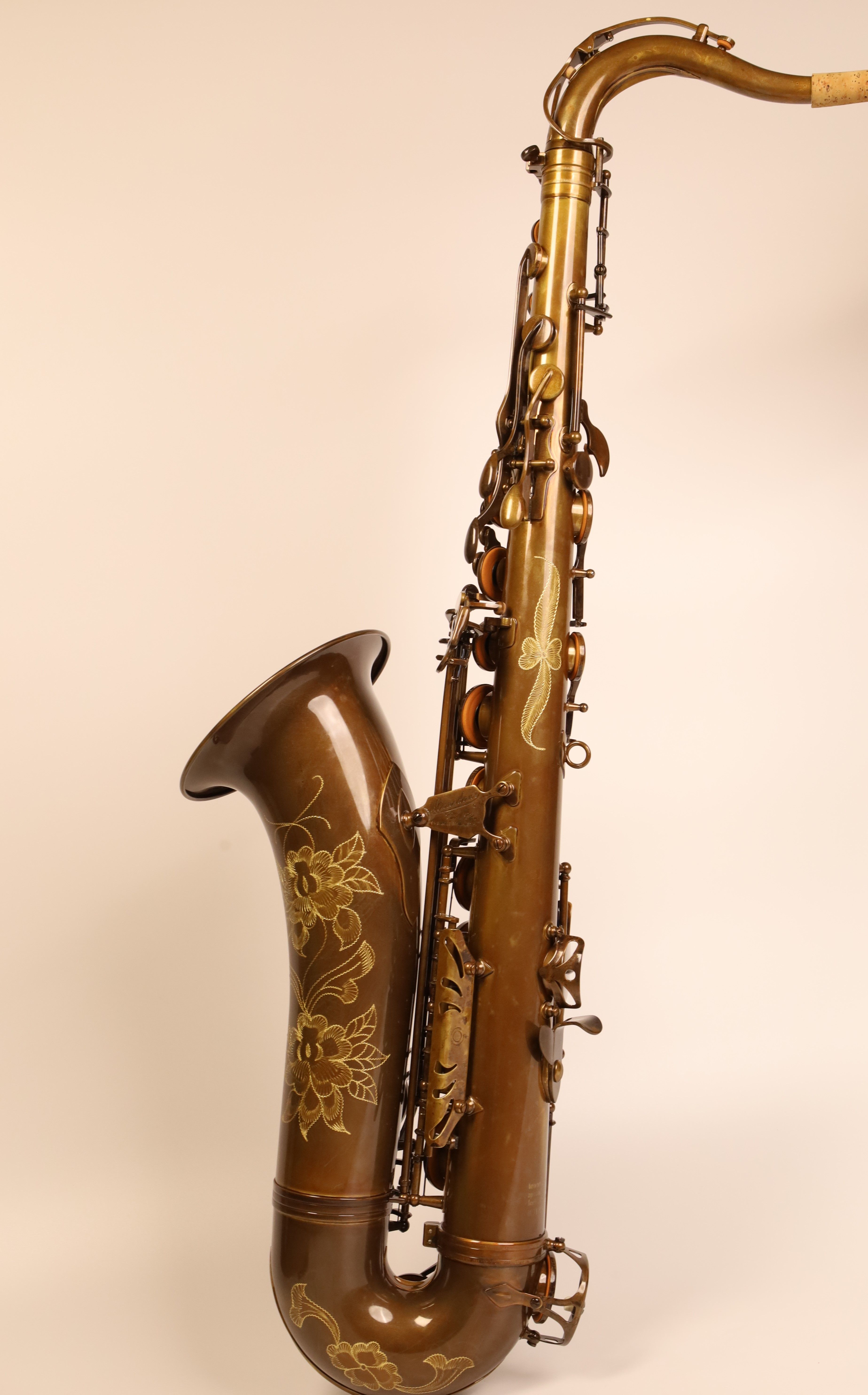 MBC-60 Vintage Raw Brass With Clear Lacquer Finish Tenor Saxophone