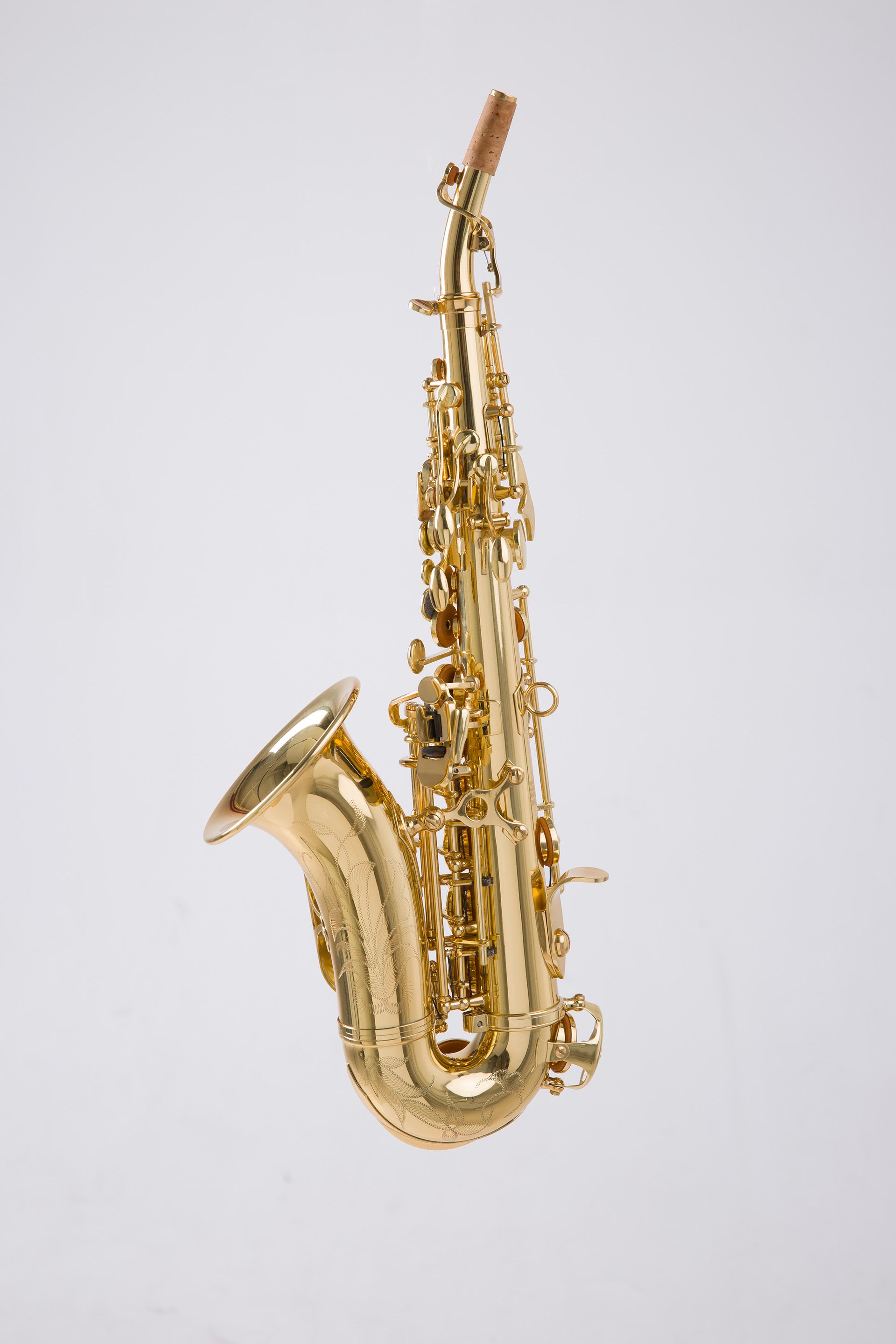 MG-60 Golden Curved Soprano Saxophone - MANSDONE Saxophone
