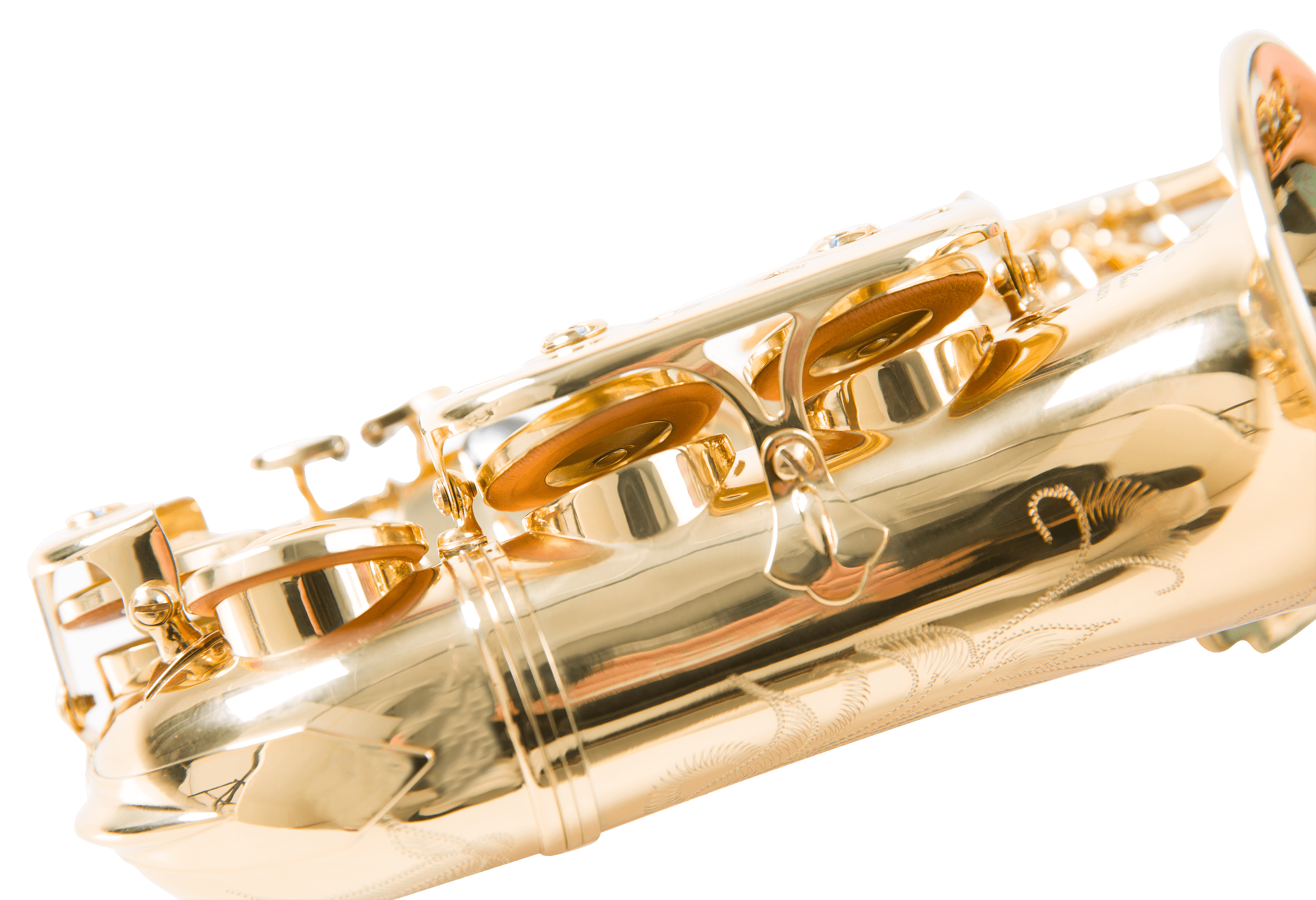 MG-60 Golden Curved Soprano Saxophone - MANSDONE Saxophone