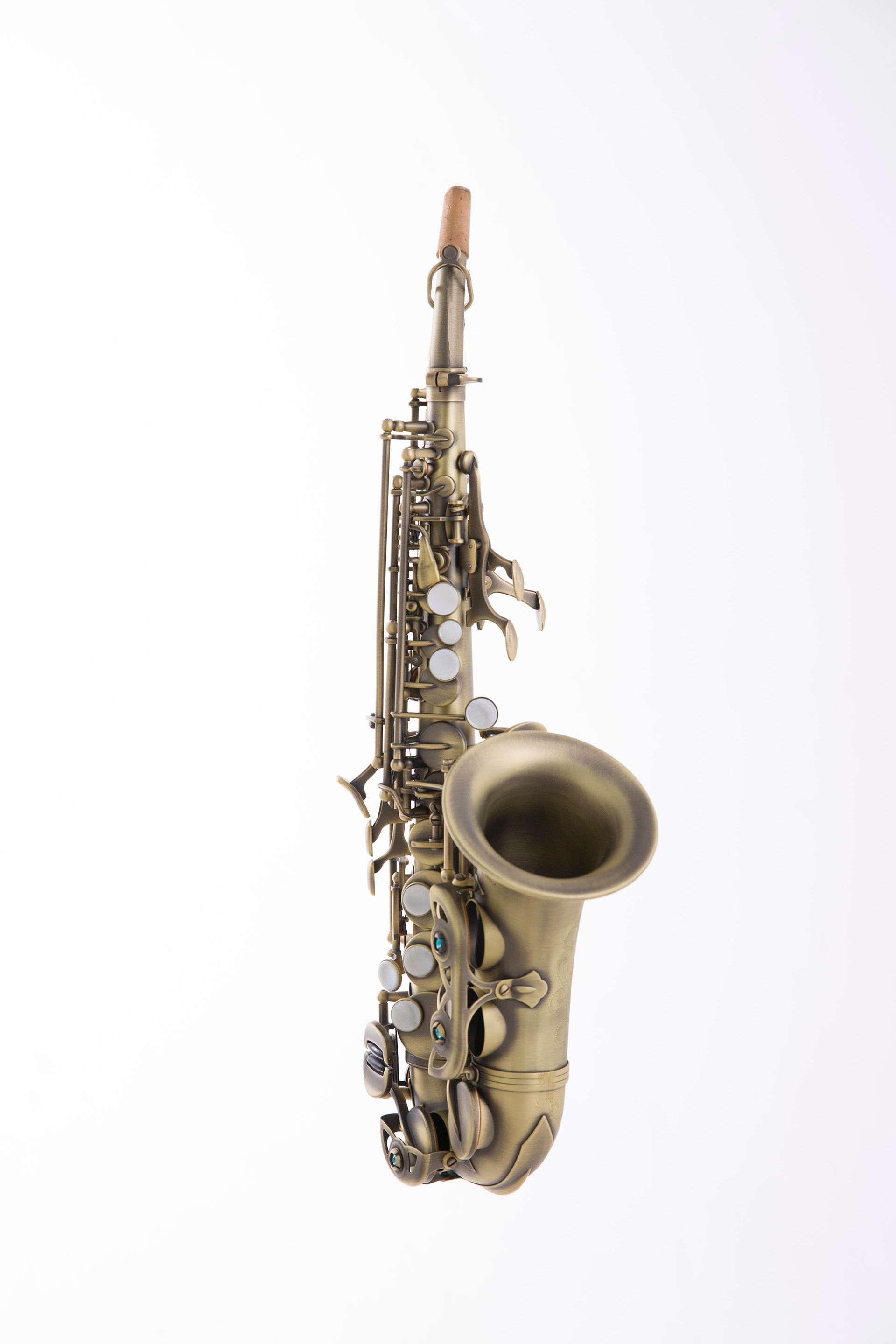 ソマ MB-60 Bronze Curved Soprano Saxophone - MANSDONE Saxophone