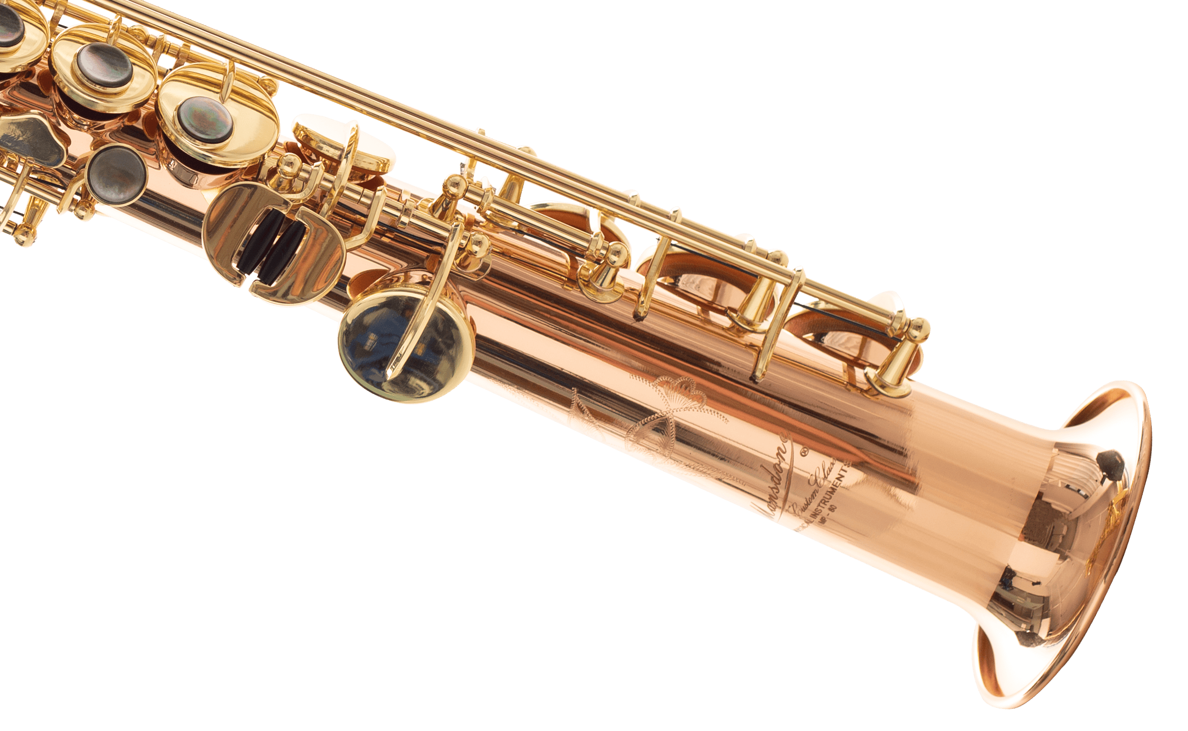 MP-80 Phosphor copper Soprano Saxophone - MANSDONE Saxophone